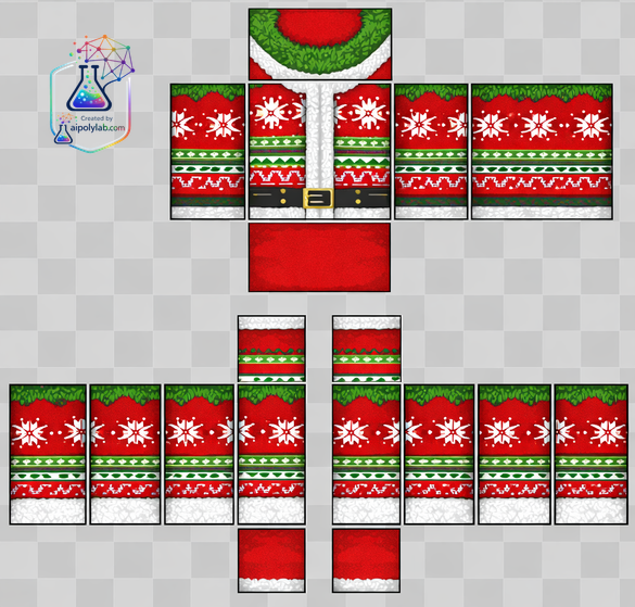 Generate Christmas-style clothes